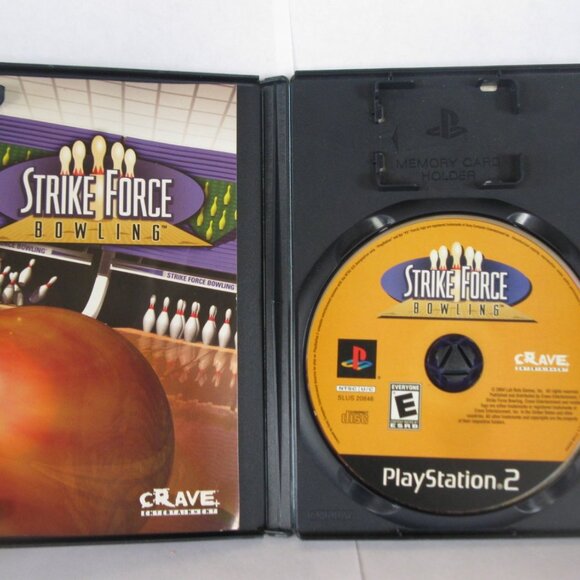 Playstation 2 PS2 Video Game: Strike Force Bowling - blue disc - Picture 2 of 4